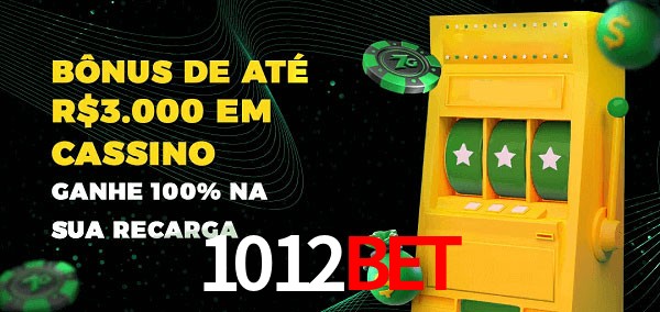 1012Bet melhor bônus de depósito